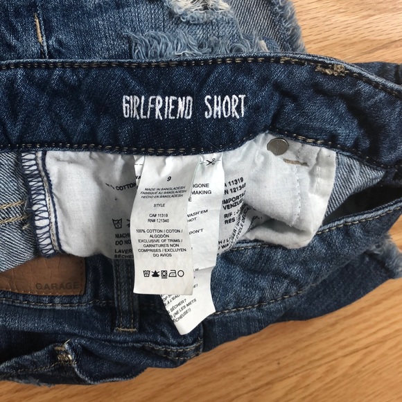Garage Denim Girlfriend Short - Picture 7 of 7